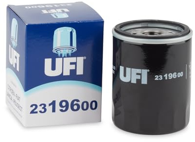UFI Filters, Filtro Olio 23.196.00, Filtro Olio per Ricambio, Adatto a Auto, Applicabile su Diversi Modelli Citroen, Fiat, Innocenti, Lancia, Lancia Autobianchi e Peugeot