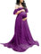 BUOYDM Femme Robe en Maternité Enceinte Costume Photo Shoot Robe Elégante pour Plage Wedding Cocktails Soirée Violet S
