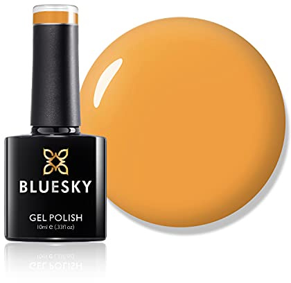 Bluesky Gel Nail Polish, Summer 2021 Collection, Hey Dude! Ss2117, 10 ml Orange, Bright (Requires Curing Under LED or UV Lamp)