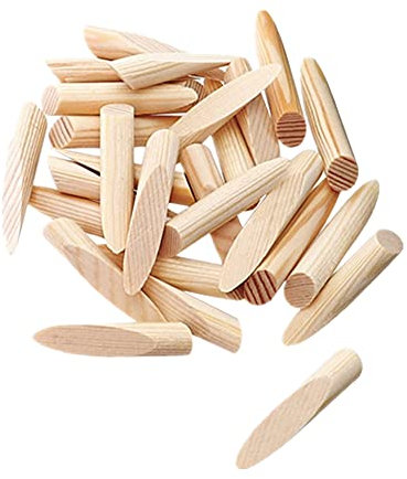 50 Pcs Wooden Pocket Hole Plug Woodworking Screws Plugs Kit Wooden Dowels for DIY and Furniture Woodwork