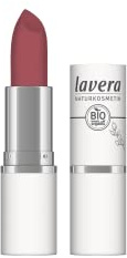 lavera Velvet Matt Lipstick - Pink Coral 05 - natural cosmetics - Comfortable wear, no drying out the lips - Gluten free - Longlasting - Organic blossom butter & Organic sunflower oil - 4,5g
