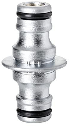 Tatay Manguito de Conexión Rápida Metal Soft para Mangueras, Conector a Racor Universal, Fácil Instalación, Inoxidable y Resistente a la Corrosión, Plateado - Negro