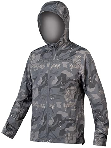 Endura Hummvee Windproof Shell - Chaqueta para hombre, camuflaje, XXL