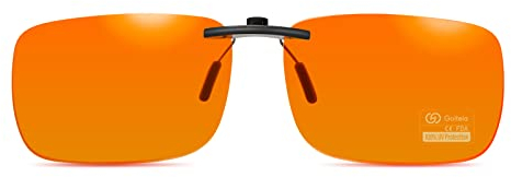 Goiteia 99.99% 380-500nm Blaulichtfilter Gaming-Brille Clip-on, Gamers & Esport Zubehör