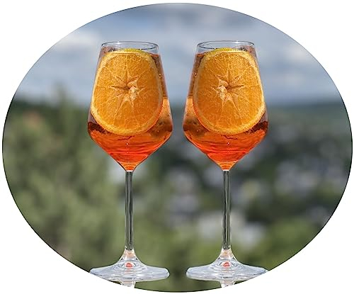 Topkapi Aperol Heesthal - Lot de 6 verres à cocktail - 370 ml - Verre professionnel pour Aperol Spritz, Lillet, Hugo, Amalfi, cocktails