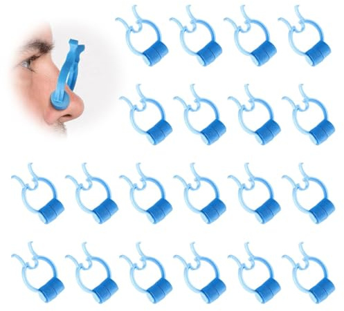 YXCCSE 20 Pcs Nose Stop Clips Stop Nosebleeds Clip, Nasal Stopper Clip Nose Bleed Stopper Foam Nose Clip for Snoring Stop Accidental or Emergency Condition Swimming