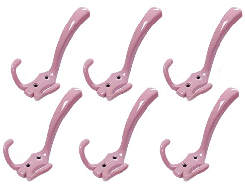 Kleiderhaken, Wandaufhänger, Mehrzweckhaken, Rucksackhaken für Kinder, an der Wand montierter Kleiderhaken aus Metall, robust, langlebig, für Mädchen- und Jungenzimmer, dekorativer Haken, für Büchert