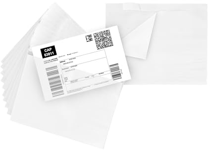 IMBALLAGGI 2000 - 100 Buste Trasparenti Porta Documenti 325x235mm Autoadesive, Bustine per Pacchi, Resistenti di Alta Qualità - Buste per Spedizioni Portadocumenti A4 e A5, Bolle di Consegna, Fatture