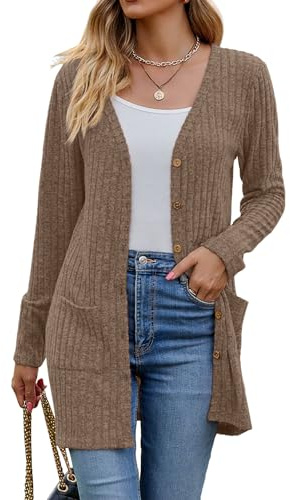 Witsmile Cardigans for Women Trendy Lightweight Open Front Knit Casual Coat