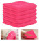 GJV Paquete de 5 paños de limpieza de microfibra, paños de limpieza súper suaves para platos, trapo de cocina, súper absorbentes y sin pelusas, paños de limpieza reutilizables, 30 x 30 cm (rosa)