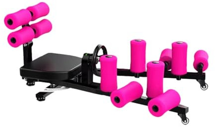 Heavy Duty Splittränare, Bensträckare, Gymnastisk Flexibilitetsförlängningsutrustning, For Balettyoga, Sportträning, Lastkapacitet 200 Kg, 230 Graders Stretch(Pink)