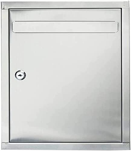 Wall-Mount Mailbox Mailbox Mailbox Post Box Letter Boxes for Outside Post Boxes Wall Mounted with Lock Wall Mounted,Mail Box,Key Drop Box Cards,Safe Lock Box Mailbox