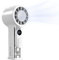 Handheld Turbo Fan with Ice Cooler, Transparent Case Design, Dual Airflow, 5000mAh Rechargeable Battery, 6-Speed Personal Fan, Gift for Women Men Travel/Outdoor/Camping