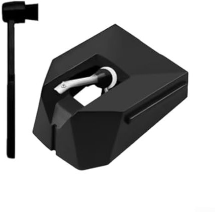 AT-VMN95E Aguja para tocadiscos, lápiz capacitivo de vinilo fonógrafo con 2 cepillos de limpieza, repuesto para la serie VM95