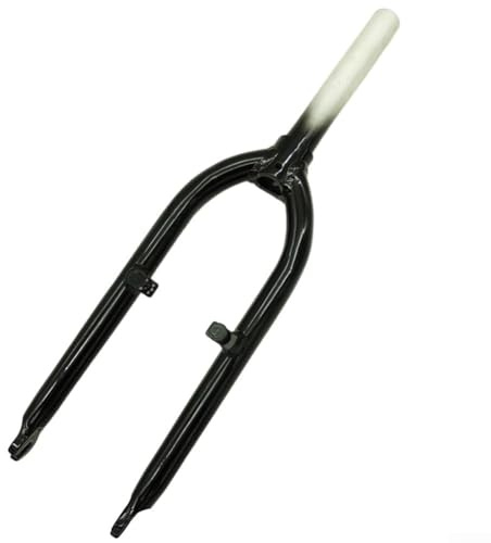 Fourche avant de vélo pliable en aluminium, 20 pouces, frein en V, 28 6 mm de diamètre, 170 mm de longueur (noir)
