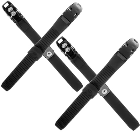 Parliky 4 Piezas Correas para Patines con Hebilla Ajustable, Sistema de Ajuste Rápido para Patines en Línea y Ruedas, Accesorios Resistentes Compatibles para Patinaje Urbano y Deportivo