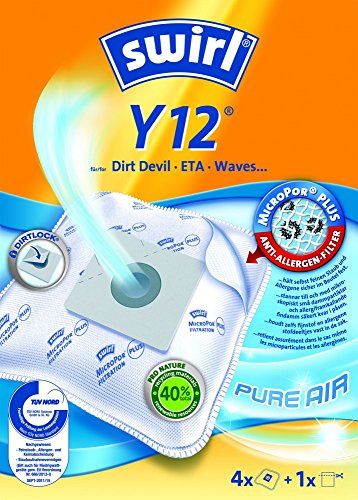 Swirl Staubsaugerbeutel Y12 / Y 12 MicroPor für Alaska, AFK/Germatic, Tristar, Severin Staubsauger