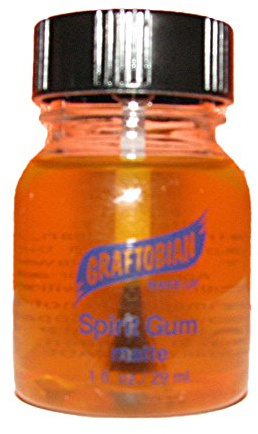 Graftobian Spirit Gum Theatrical Adhesive, 1.0 Ounce