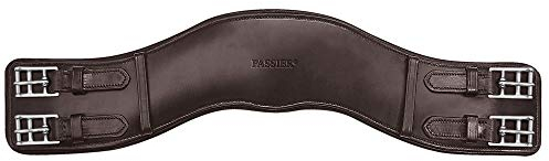 Sattelgurt Passier Ledergurt, havanna, für vorrutschende Dressursättel, Länge (cm):50