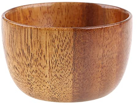 YUOIUX Cuenco de madera para almacenamiento de frutas y verduras, mezclador de masa, decoración práctica para el hogar, bandeja de cocina y pan