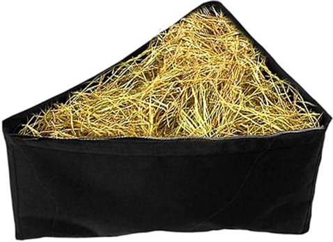 Bolsas de Heno para Caballos,Alimentador de Forraje | Alimentador de Almacenamiento Suspendable Ajustable para Ganado Caballos Caprins Establo Granja