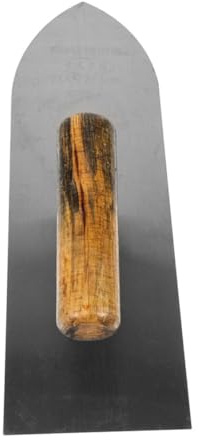 KOCKSHION Cazzuola in Acciaio Inox Per Intonaco Con Manico Resistente Spatola Lisciante Per Cartongesso e Strumento Versatile Per Livellare e Rasare Pareti