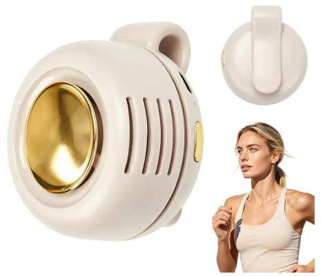Mini ventilador con clip recargable por USB, 3 velocidades, giratorio 360°, ventilador personal portátil para sujetar ropa, cinturón y mesa, ventilador con batería silenciosa para exteriores, camping