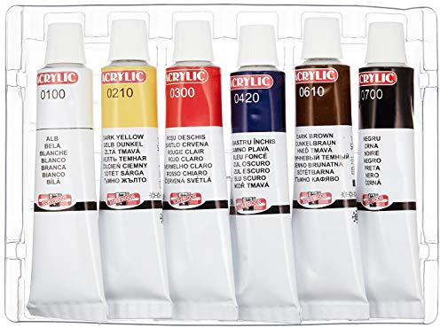 Koh-I-NOOR 016270100000 16 ml Set von Acryl-Farben (6 Stück)