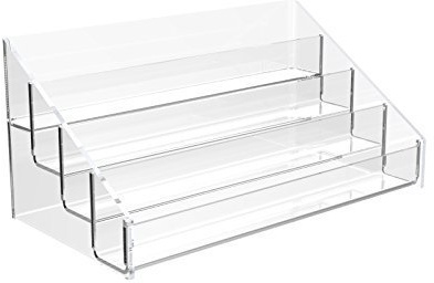 4 Tier Acrylic Nail Varnish Polish Display Stand (Clear)