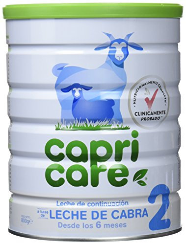 Capricare 2 Leche de Cabra en Polvo – Fórmula de Continuación para Bebés a partir de 6 Meses – Suave para la Digestión – Sin Aceite de Palma, con DHA, Vitaminas y Minerales – 800 g