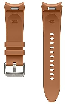 Samsung Galaxy Official Hybrid Eco-Leather Band (S/M) for Galaxy Watch, Camel