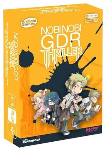 Studio Supernova - Nobi Nobi GDR Thriller - Brädspel för nybörjare och icke-spelare, 1-5 spelare, 10+, Italiensk utgåva