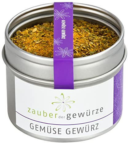 Zauber der Gewürze Gemüse Gewürz – Gemüse Allrounder für Aufläufe, Eintöpfe, Pfannengerichte und Ofengemüse, 40 g