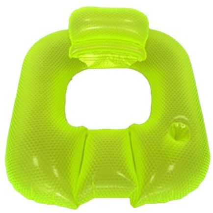 Colchón hinchable para piscina, sillón hinchable, 90 x 80 x 40 cm, silla de agua con respaldo, capacidad de carga de 100 kg, asiento de piscina, silla de relax para piscina, lago al aire libre