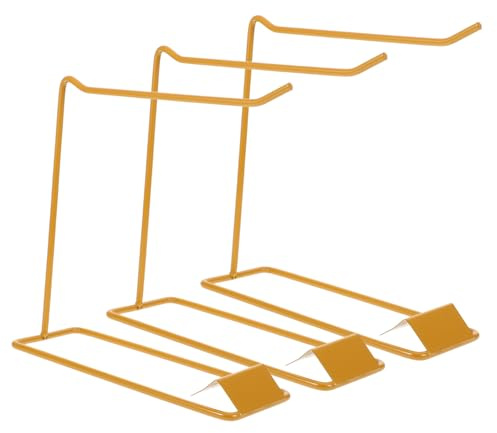 LIFKOME 3 soportes de metal para gráficos de colores de uñas, soporte de muestra de esmalte de uñas dorado para esmalte de gel, manicura, espectáculo profesional de salón