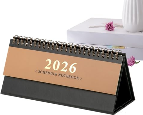 Calendario Da Scrivania 2026,Calendario Da Tavolo 2026 Mensile A Fogli Staccabili Per Pianificazione - Pianificatore Motivazionale Per Appuntamenti Studio Studenti Ufficio Studio Decorazione