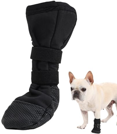 Dog Paw Wound Cover - Waterproof Adjustable Protector With Non-slip Sole, Wound Recovery Boot For Injured Dogs, Dogs Paw Protector From Licking Wounds, Breathable Feet Covers, For All Dog Breeds