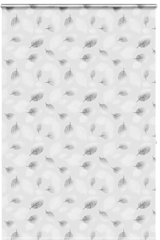 Mokuyary Tenda a rullo per doccia con cassetta, 150 x 240 cm, larghezza tessuto 146 cm, per vasca da bagno e doccia, tenda da doccia, tenda da bagno A1