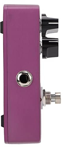 Alomejor Pedal de Guitarra de Distorsión, Efecto Analógico de Construcción Metálica con Bypass Verdadero, Alta Ganancia para Guitarras Eléctricas