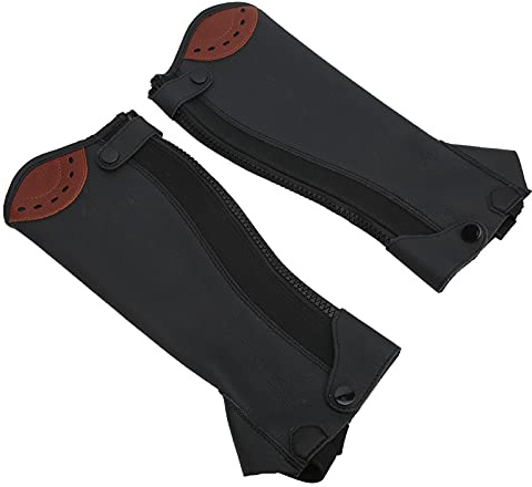Generic Barn Half Chap i Super Fiber Ergonomic Passform för Ridskydd 2 Pack