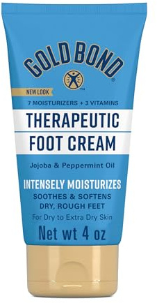 Gold Bond Foot Cream Triple Action Relief 4oz (Pack of 3)