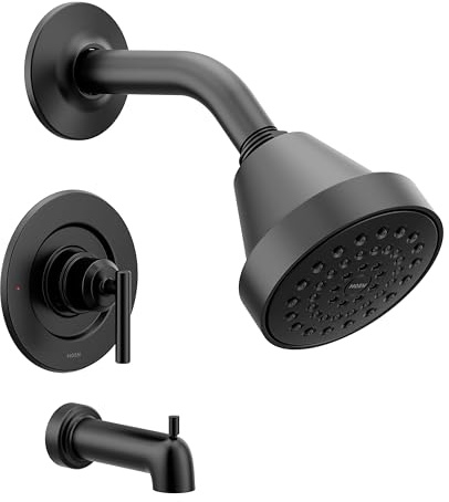 Moen T2903EPBL Gibson Tub Shower Faucet, Matte Black
