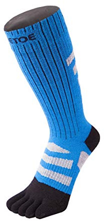 TOETOE® - All'aperto - Calze da trekking/a Piedi a Metà Polpaccio in Lana a Cinque Dita per Donna e Uomo