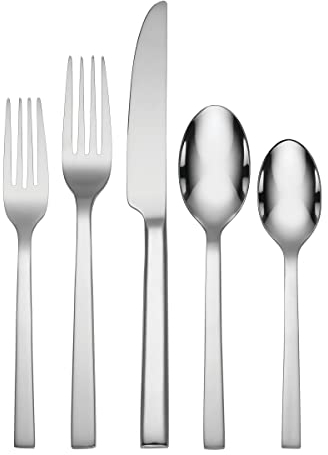 Oneida H016020A Chefs Table 20PC (3) juegos de cubertería, Plata