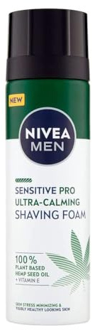 NIVEA Men Shaving Foam Sensitive Pro Ultra-Calming, 200 ml (Pack of 2)