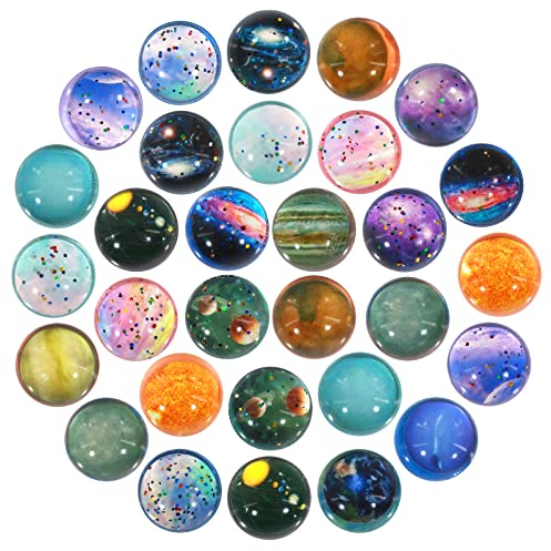 Annhao 30 Stück Flummies für Kinder, Flummi Planeten Spielzeug Geschenk Kindergeburstag Mitgebsel Groß Set für Mädchen Jungen give aways mitgebsel Kindergeburtstag gastgeschenke Partygeschenke (32mm)