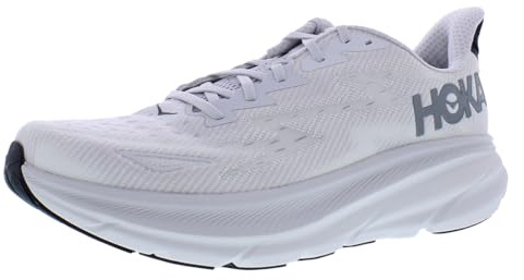 Hoka ONE ONE Men's Sneaker, Nimbus Cloud/Steel Wool, 10.5 UK