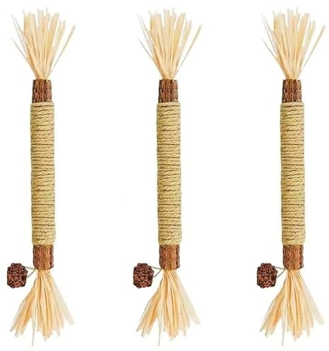 SWYSGS Katzenminze Sticks,Bastones de Hierba para Gato,Palos de Masticar Matatabi,Katze Kauspielzeug,Katzensticks Zur Zahnreinigung,Kausticks für Katzen,Katzenminze Sticks Bio,Katzen Zahnpflege