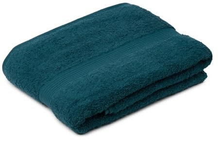 Gözze - New York Badetuch, Weich und saugfähig, 100% Baumwolle, 100 x 150 cm - Petrol