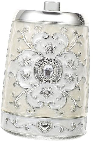 Alipis Dispensador Automático De Palillos Pequeño, Caja Contenedor De Palillos De Dientes De Plástico Resistente, Función De Pulsador, para Hogar y Cocina, Diseño Plateado Elegante